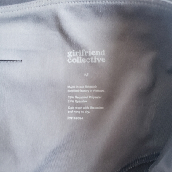 Girlfriend Collective Dark Grey High Rise Leggings Medium Compressive - Picture 8 of 13